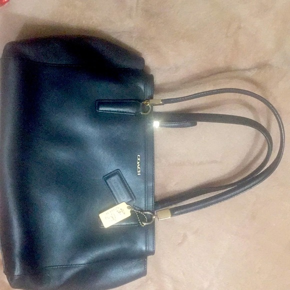Coach Handbags - Coach Purse (Black Leather)